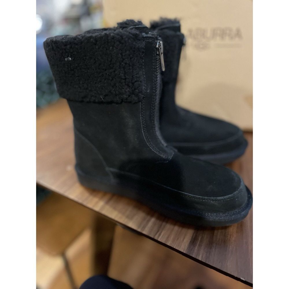 Koolaburra by UGG Faux Fur Short Boots Lytta‎ Black